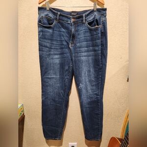 Judy Blue Dark Wash Relaxed Jeans 20W